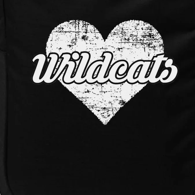 Wildcats Over Distressed Heart Villa Rica Impact Tech Backpack