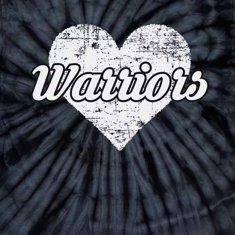 Warriors Over Distressed Heart Ontario Tie-Dye T-Shirt