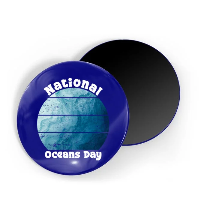 World Oceans Day Save Our Natural Environt 8 June Gift Magnet