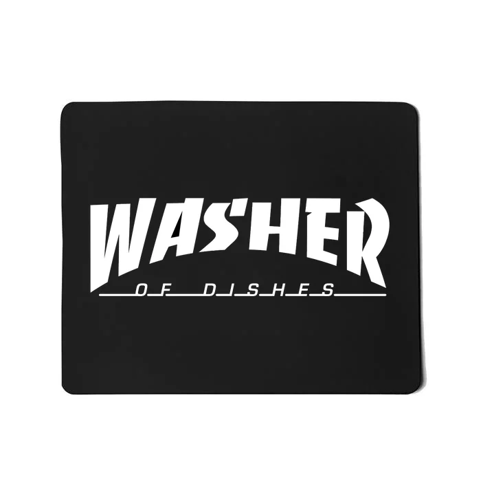 Washer Of Dishes Mousepad