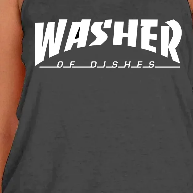 Washer Of Dishes Women's Knotted Racerback Tank