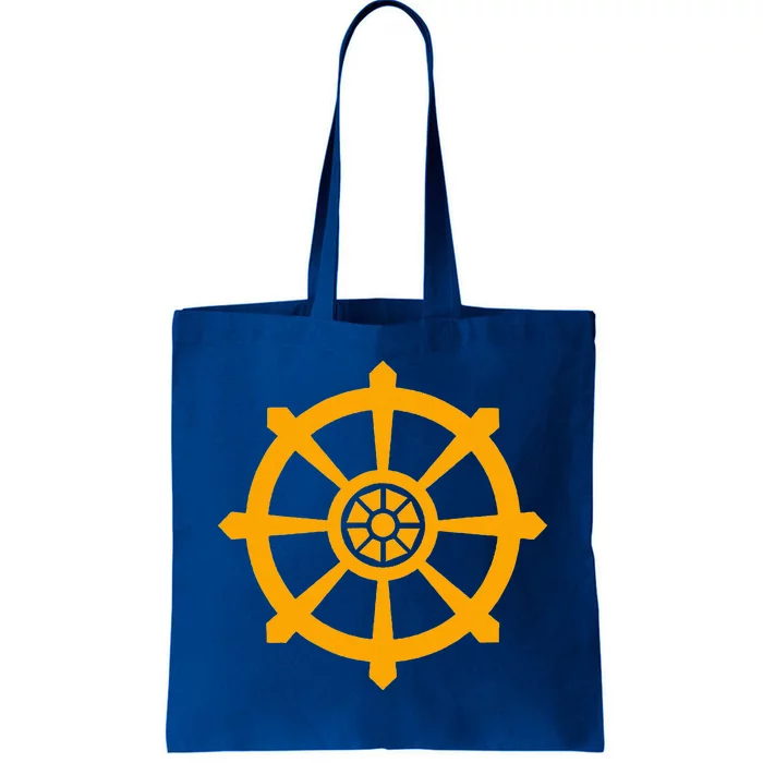 Wheel Of Dharma Buddhist Buddha Spiritual Tote Bag