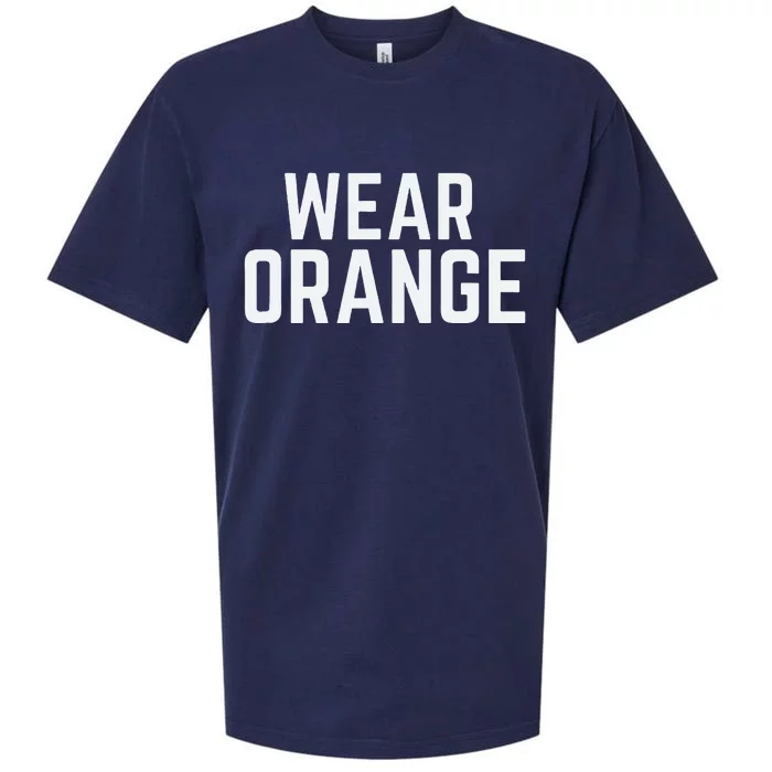 Wear Orange End Gun Violence Awareness Protect Our Children Sueded Cloud Jersey T-Shirt