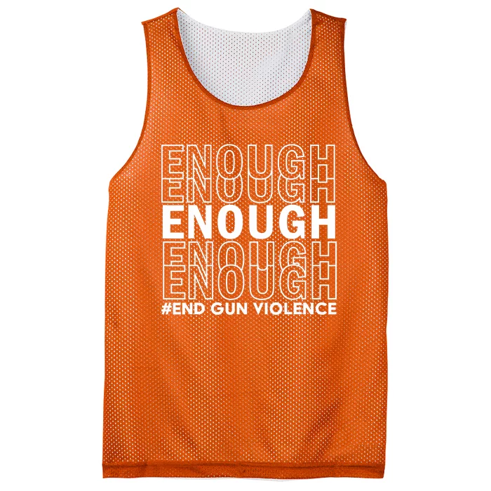 Wear Orange End Gun Violence Protect Kids Not Guns Mesh Reversible Basketball Jersey Tank