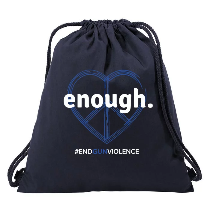 Wear Orange End Gun Violence Protect Kids Not Guns Drawstring Bag