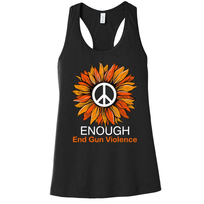 Wear Orange End Gun Violence Protect Kids Not Guns Women's Racerback Tank