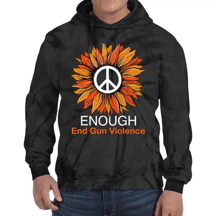 Wear Orange End Gun Violence Protect Kids Not Guns Tie Dye Hoodie