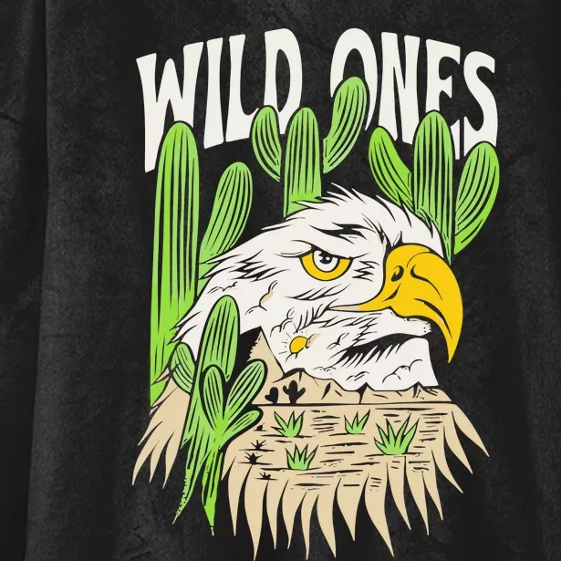 Wild Ones Eagle Hooded Wearable Blanket