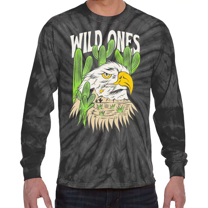 Wild Ones Eagle Tie-Dye Long Sleeve Shirt