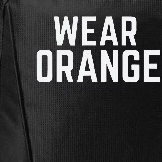 Wear Orange End Gun Violence Awareness Protect Our Children City Backpack