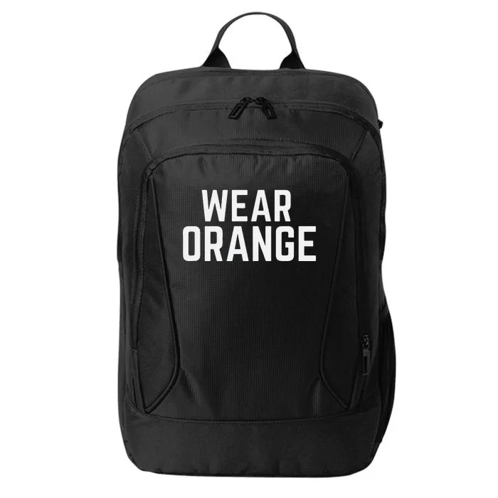 Wear Orange End Gun Violence Awareness Protect Our Children City Backpack