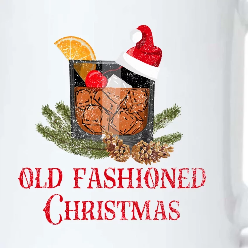 Whiskey Old Fashioned Christmas Funny Bourbon Cocktail Gift Black Color Changing Mug