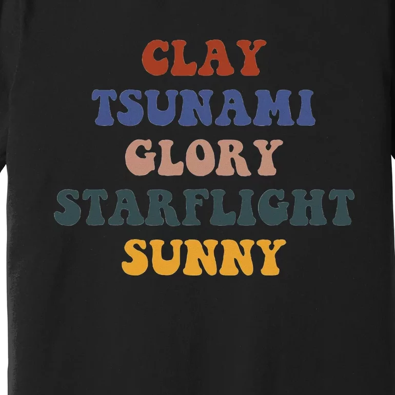 Wings Of Fire Clay Tsunami Glory Starflight Sunny Dragon Premium T-Shirt