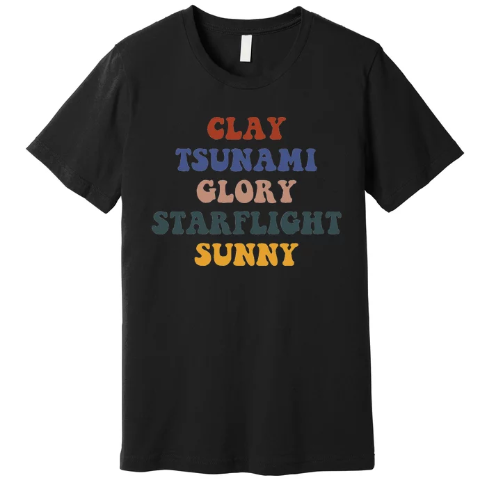 Wings Of Fire Clay Tsunami Glory Starflight Sunny Dragon Premium T-Shirt