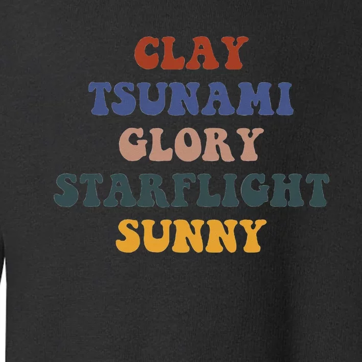 Wings Of Fire Clay Tsunami Glory Starflight Sunny Dragon Toddler Sweatshirt