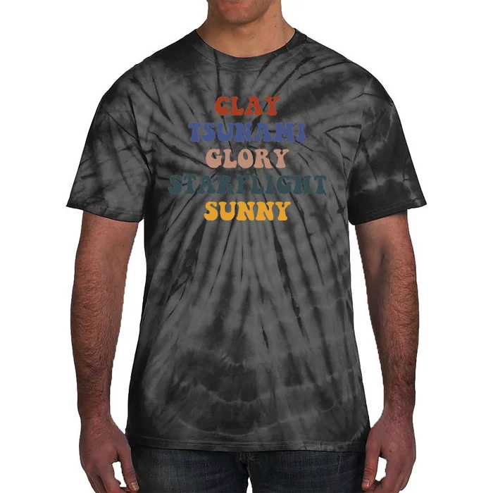 Wings Of Fire Clay Tsunami Glory Starflight Sunny Dragon Tie-Dye T-Shirt