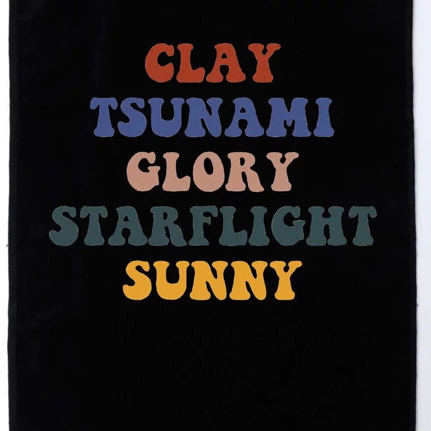 Wings Of Fire Clay Tsunami Glory Starflight Sunny Dragon Platinum Collection Golf Towel