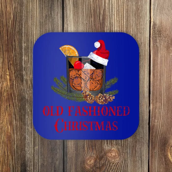 Whiskey Old Fashioned Christmas Funny Bourbon Cocktail Meaningful Gift Coaster