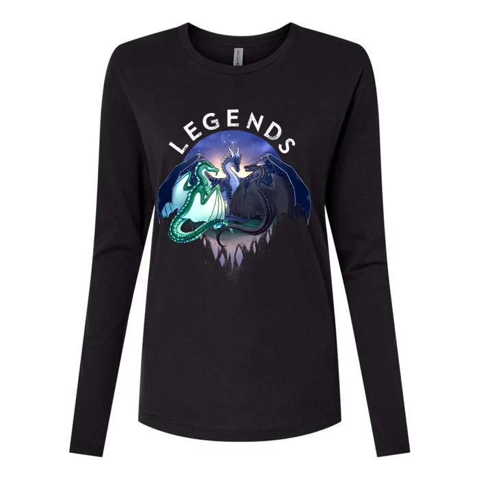 Wings Of Fire Legends Fathom Darkstalker Clearsight Womens Cotton Relaxed Long Sleeve T-Shirt