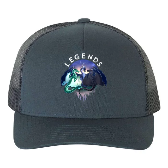 Wings Of Fire Legends Fathom Darkstalker Clearsight Yupoong Adult 5-Panel Trucker Hat