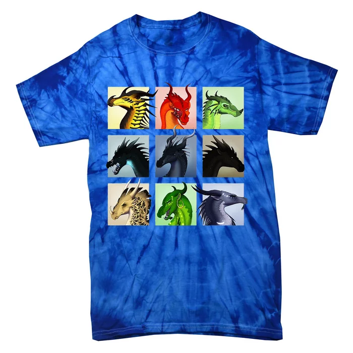 WING OF FIRES LEGENDS FATHOM DARKSTALKER CLEARSIGHT Tie-Dye T-Shirt