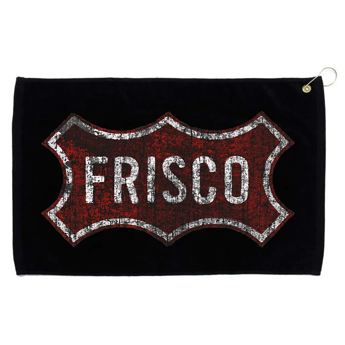 Worn Out Frisco Texas Grommeted Golf Towel