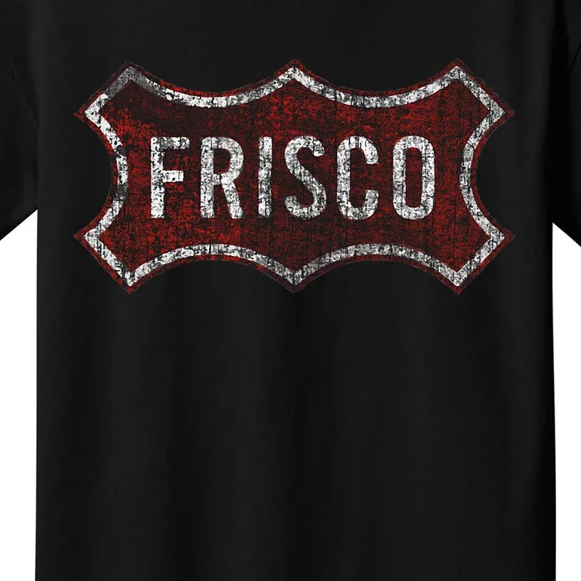 Worn Out Frisco Texas Kids T-Shirt