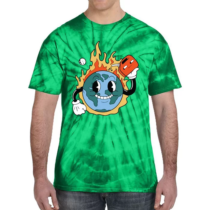 World On Fire Tie-Dye T-Shirt