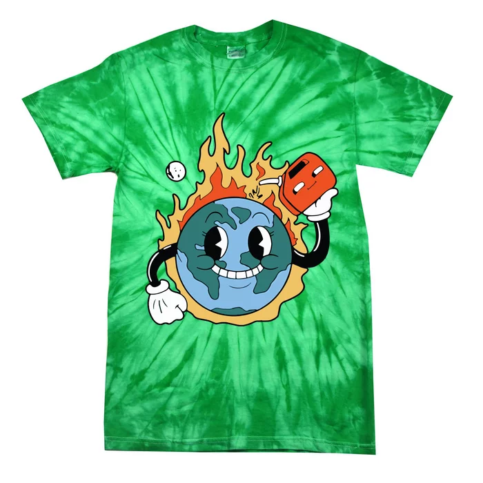 World On Fire Tie-Dye T-Shirt