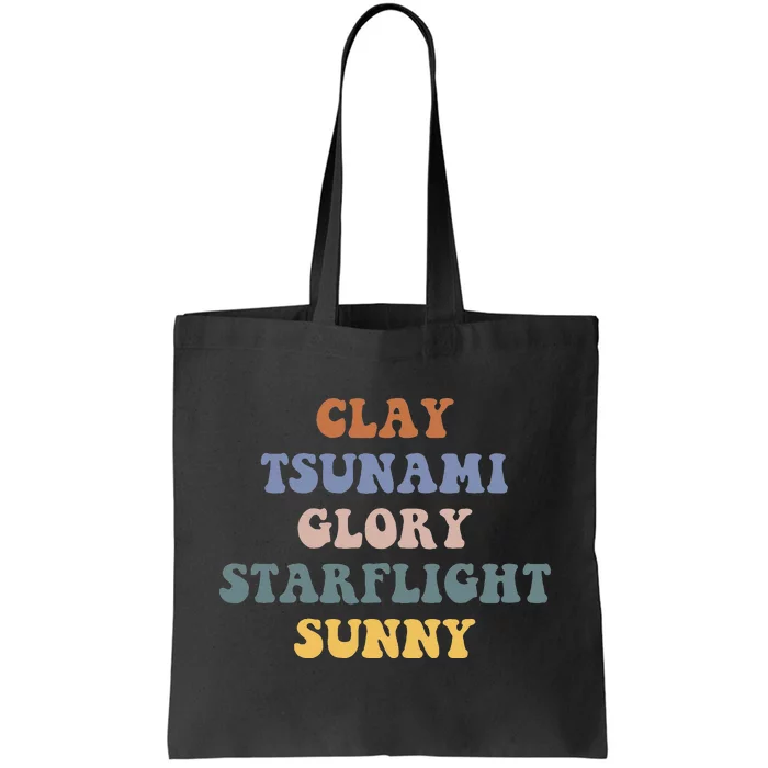 Wings of Fire Clay Tsunami Glory Starflight Sunny Dragon Tote Bag