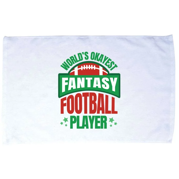 World's Okayest Fantasy Football Player Microfiber Hand Towel