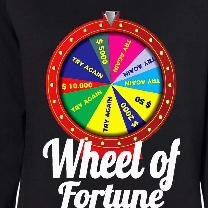 Wheel of Fortune Birthday Present Womens California Wash Sweatshirt