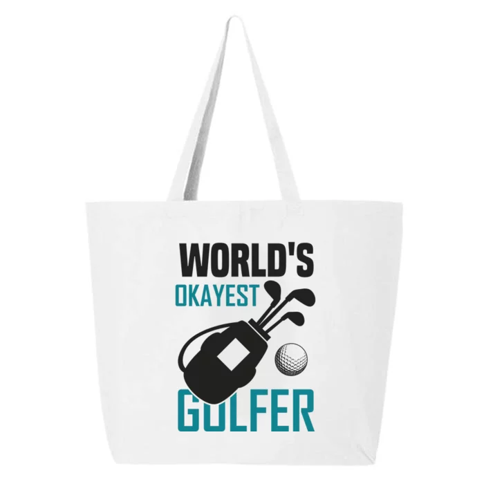 World's Okayest Golfer 25L Jumbo Tote