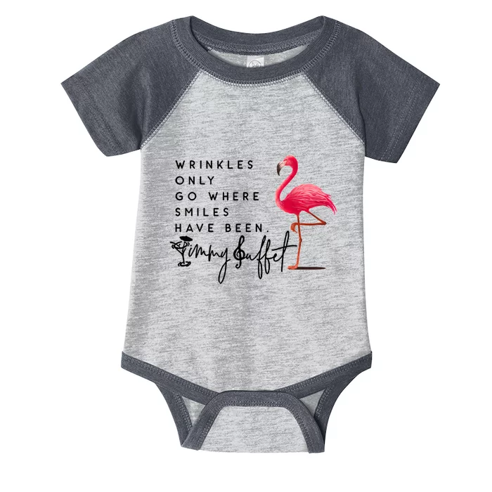 Wrinkles Only Go Where Smiles Have Been Infant Baby Jersey Bodysuit