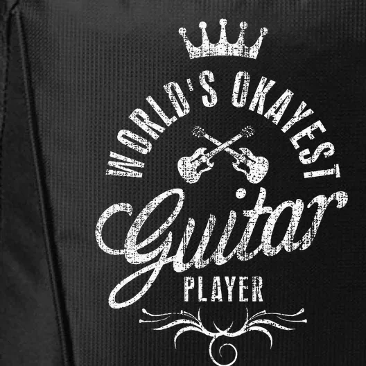 WorldS Okayest Guitar Player City Backpack