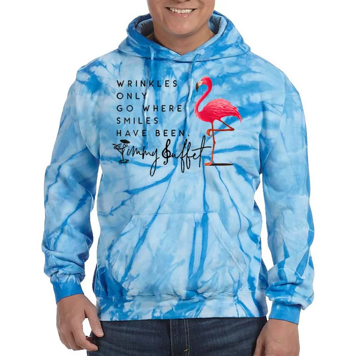 Wrinkles Only Go Where Smiles Have Been Tie Dye Hoodie