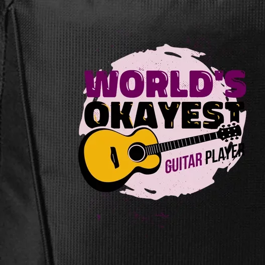 World's Okayest Guitar Player City Backpack