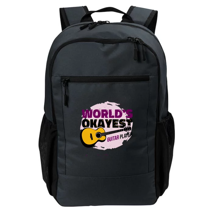 World's Okayest Guitar Player Daily Commute Backpack