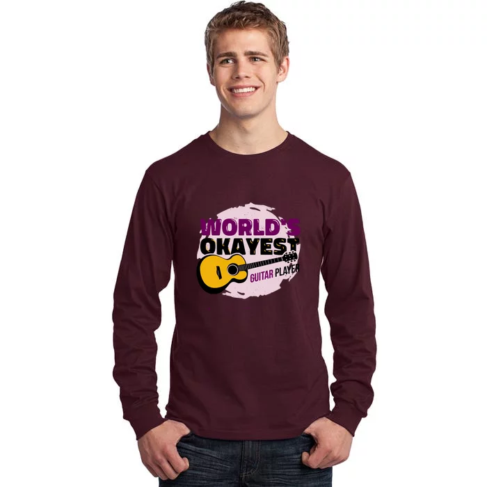 World's Okayest Guitar Player Tall Long Sleeve T-Shirt