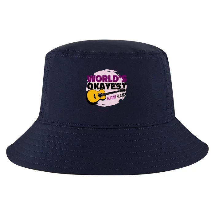 World's Okayest Guitar Player Cool Comfort Performance Bucket Hat