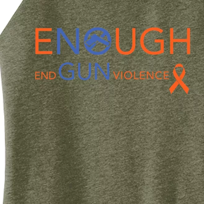 Wear Orange Gun Violence Awareness Enough End Gun Violence Women’s Perfect Tri Rocker Tank