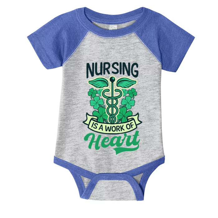 Work Of Heart Design St Patricks Nurse Gift Infant Baby Jersey Bodysuit