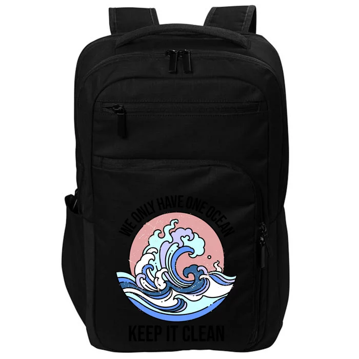 We Only Have One Ocean Climate Change Gift Impact Tech Backpack