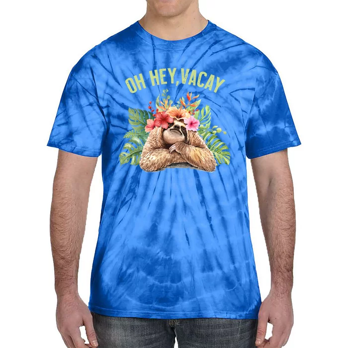 Wo Oh Hey Vacay Souvenir Gift Tie-Dye T-Shirt