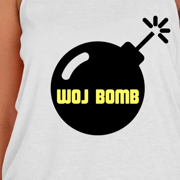 Woj Bomb Women's Knotted Racerback Tank