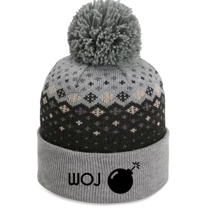 Woj Bomb Incoming The Baniff Cuffed Pom Beanie