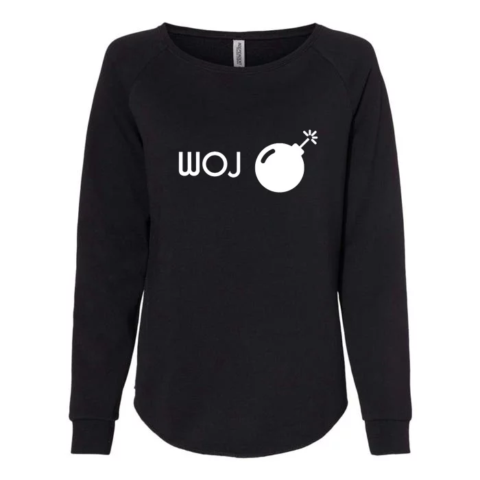 Woj Bomb Incoming Womens California Wash Sweatshirt