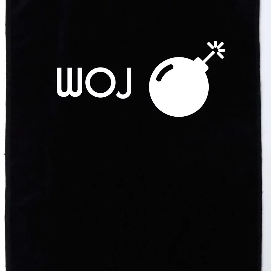 Woj Bomb Incoming Platinum Collection Golf Towel