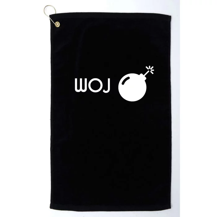 Woj Bomb Incoming Platinum Collection Golf Towel