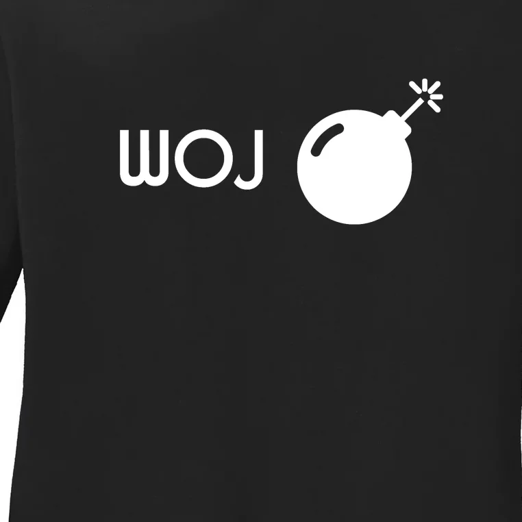 Woj Bomb Incoming Ladies Long Sleeve Shirt